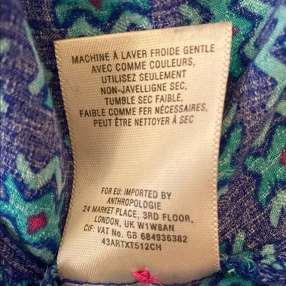 Maeve Blue Sleeveless Relaxed Tank Top - Picture 10 of 10